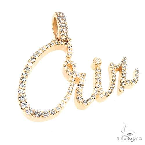 Custom Made 'Criz' Diamond Name Pendant 67243 - Image 2