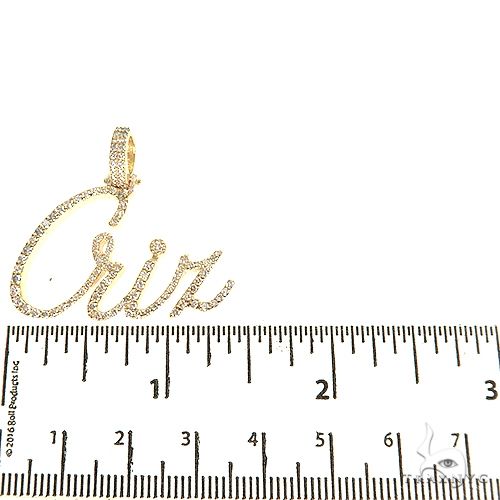 Custom Made 'Criz' Diamond Name Pendant 67243 - Image 5