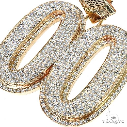 Custom Made Diamond '00' Pendant 67193 - Image 3
