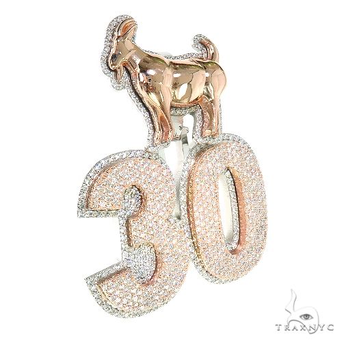 Custom Made Diamond '30' Pendant 67179 - Image 2