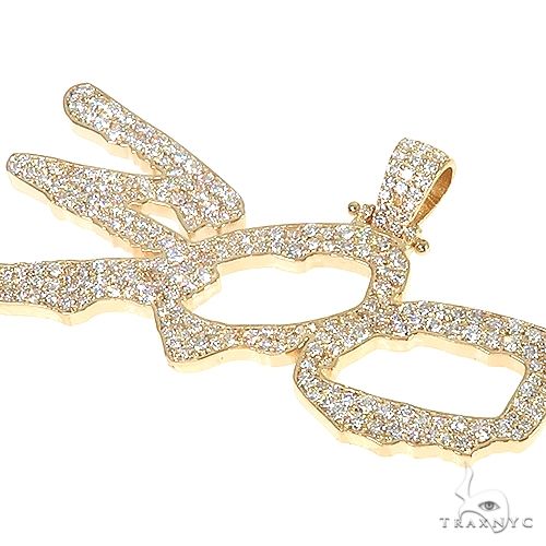 Custom Made Diamond '300' Pendant 66844 - Image 3