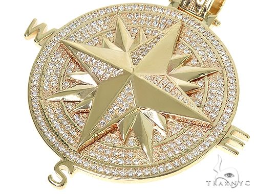 10K Gold Custom Made Diamond Custom Pendant, photo 4 of 6