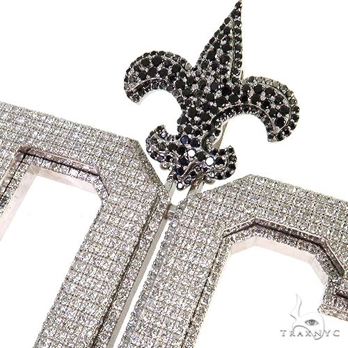 Custom Made Diamond \\'DC\\' Pendant 67818 - Image 3