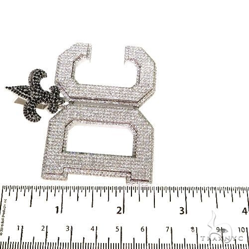 Custom Made Diamond \\'DC\\' Pendant 67818 - Image 6