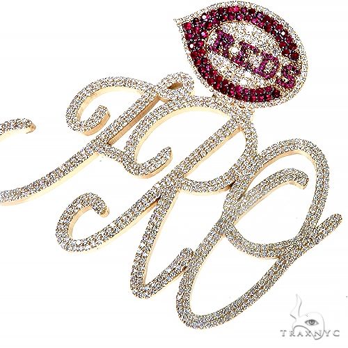 Custom Made Diamond 'FRO' Pendant 66971 - Image 3