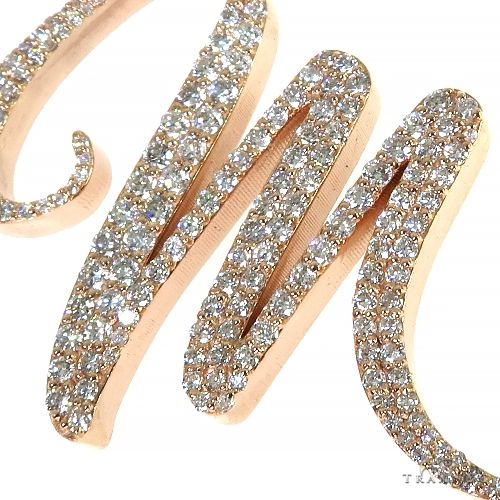 14K Gold Custom Made Diamond Initial Pendant, photo 3 of 7