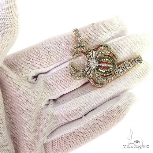 Custom Made Diamond Logo Pendant 68785 - Image 8