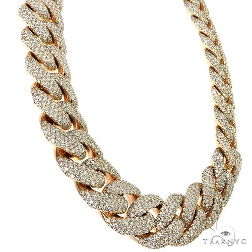 14K Gold miami cuban chain, 20.5 mm, photo 3 of 10