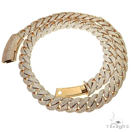 14K Gold miami cuban chain, 20.5 mm, photo 7 of 10