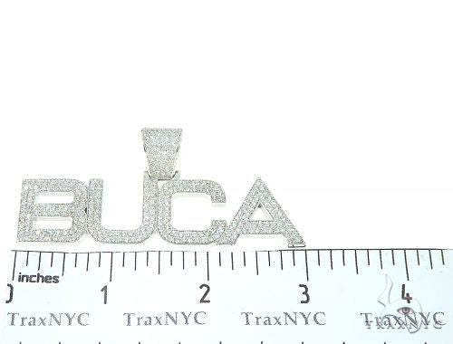 Custom Made Diamond Name Pendant 66072 - Image 6