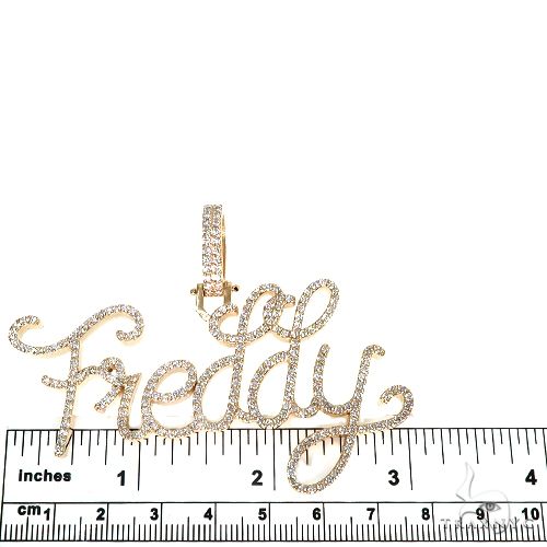 Custom Made Diamond Name Pendant 67076 - Image 5
