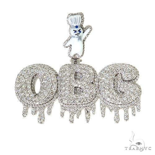 Custom Made Diamond Name Pendant 67563 - Image 1