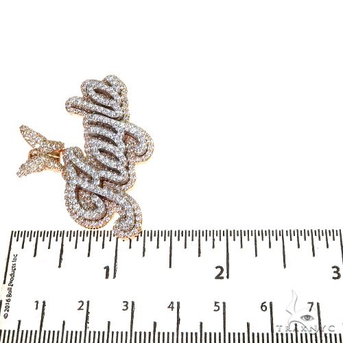 Custom Made Diamond Name Pendant 67771 - Image 6