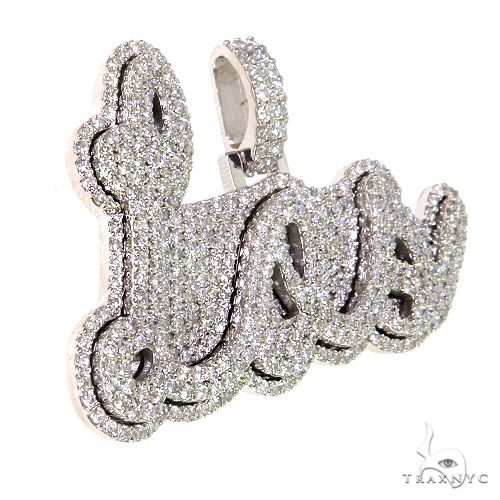 Custom Made Diamond Name Pendant 67800 - Image 2