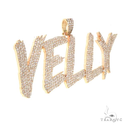 Custom Made Diamond Name Pendant 67809 - Image 2