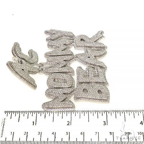 Custom Made Diamond Name Pendant 68278 - Image 6