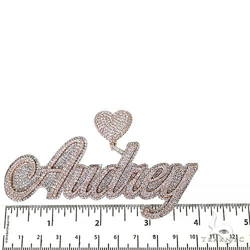 Custom Made Diamond Name Pendant 68335 - Image 5