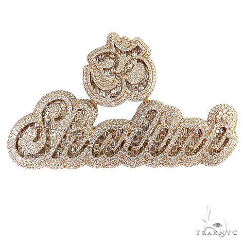 Custom Made Diamond Name Pendant 69529 - Image 1