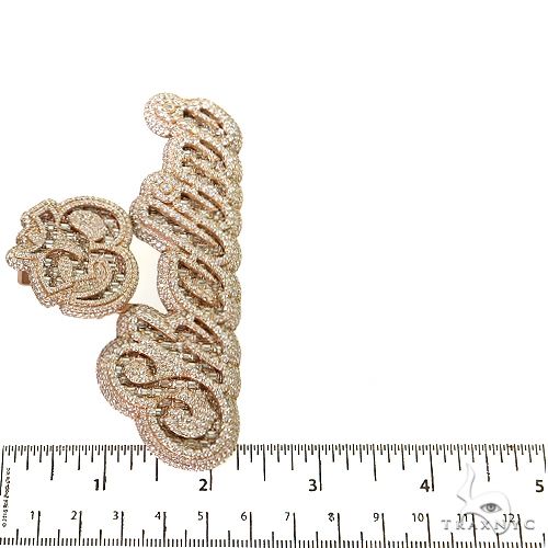 Custom Made Diamond Name Pendant 69529 - Image 5