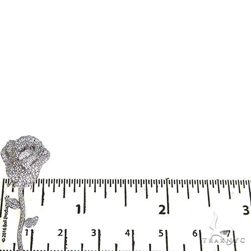Custom Made Diamond Rose Pendant 67714 - Image 5