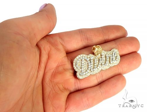 Custom Made Divine Diamond Name Pendanta 66068 - Image 5