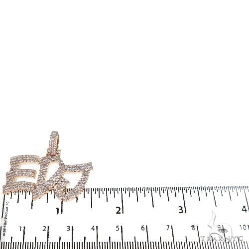 Custom Made 'EDJ' Diamond Pendant 67596 - Image 5