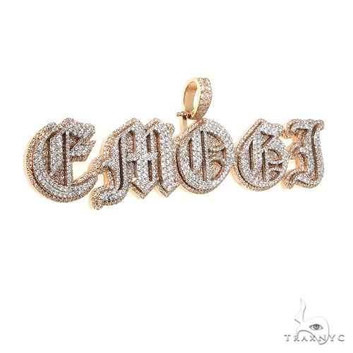 Custom Made 'EMOGI' Diamond Pendant 67496 - Image 2