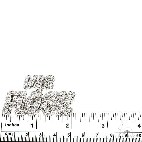 Custom Made 'FLOCK' Diamond Pendant 67054 - Image 5