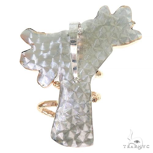 Custom Made Fist Diamond Pendant 66821 - Image 3