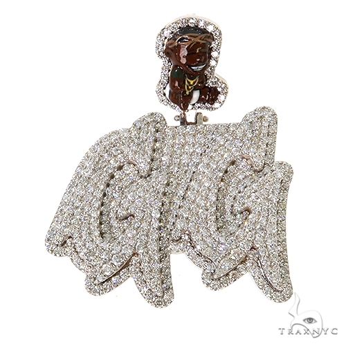 Custom Made 'GG' Diamond Pendant 67523 - Image 1