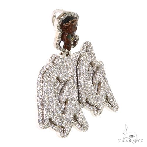Custom Made 'GG' Diamond Pendant 67523 - Image 2