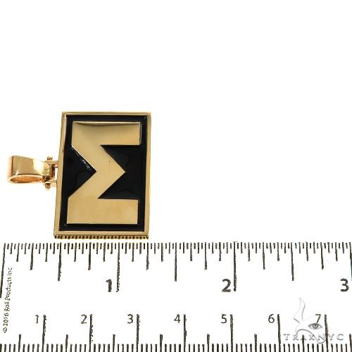 14K Gold Custom Made Initial Pendant, photo 5 of 5