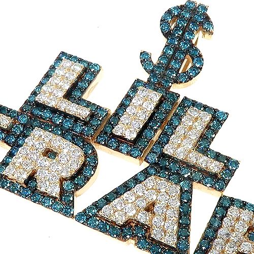 Custom Made 'LIL TRAP' Diamond Pendant 67181 - Image 3