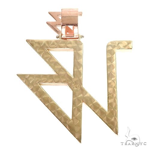 Custom Made Logo Diamond Pendant 66823 - Image 3