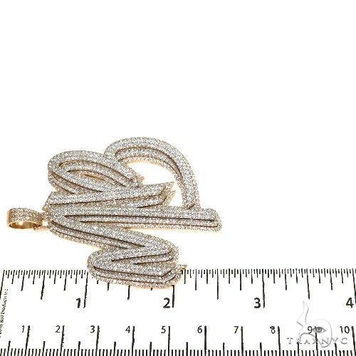 Custom Made 'MB' Diamond Pendant 67788 - Image 6