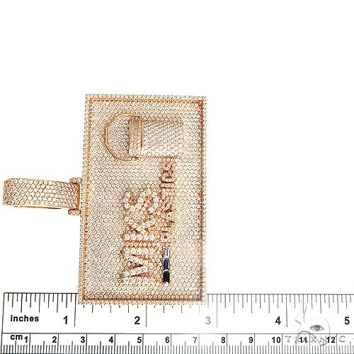 Custom Made 'MKS' Logo Diamond Pendant 66979 - Image 6