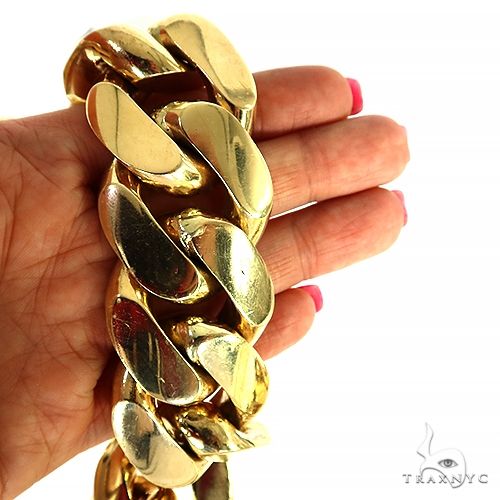 14K Gold miami cuban chain, 32 mm, photo 6 of 6