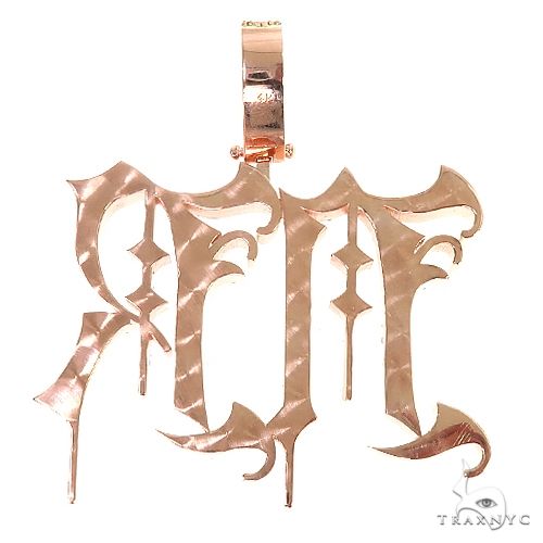 Custom Made Monogram Diamond Pendant 67117 - Image 4