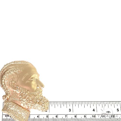 14K Gold Custom Made Nipsey Hussle Pendant, photo 6 of 7