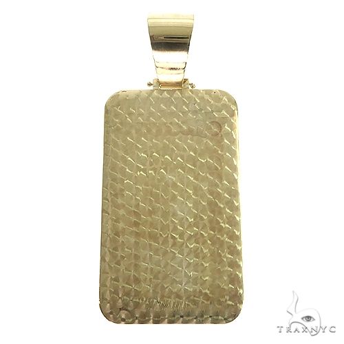 10K Gold Custom Made 'Paid In Full' Money Bag Diamond Pendant, photo 3 of 6