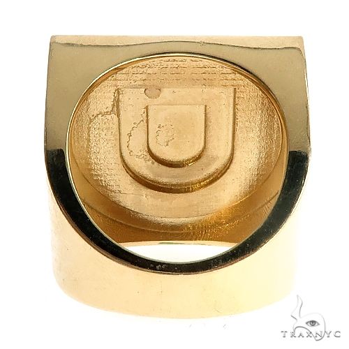 14K Gold Custom Made Portugal Flag Emblem Ring, photo 4 of 6