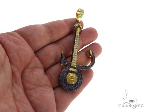 Custom Made Prince Guitar Pendant 63456 - Image 11