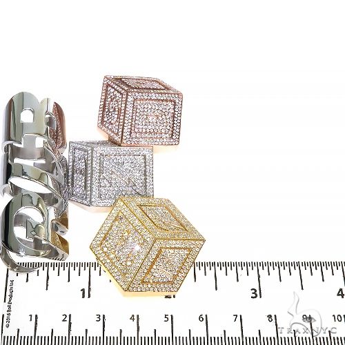 Custom Made R.L.B. 3 Block Diamond Pendant 67470 - Image 6