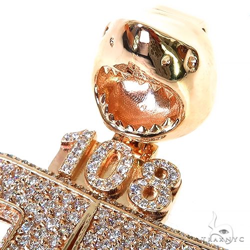 Custom Made RF Diamond Pendant 67372 - Image 4