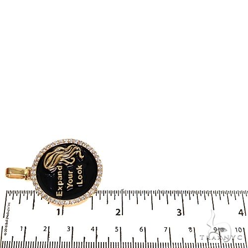 Custom Made Round Diamond Pendant 67626 - Image 6