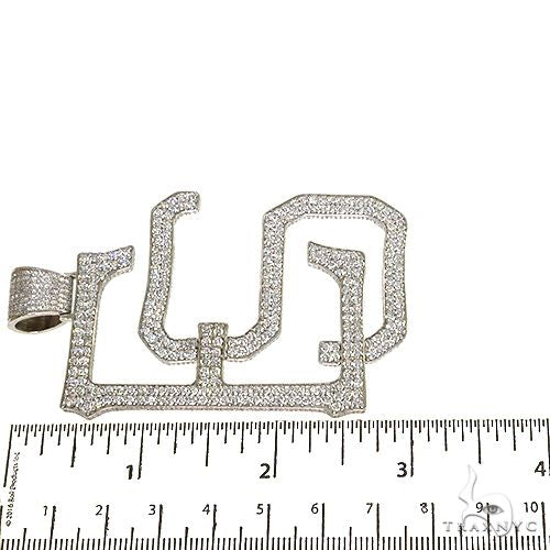 Custom Made 'SD' Diamond Pendant 67835 - Image 6