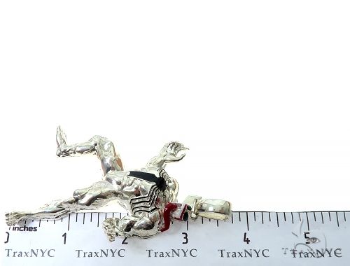 Custom Made Silver Venom Pendant, photo 6 of 7
