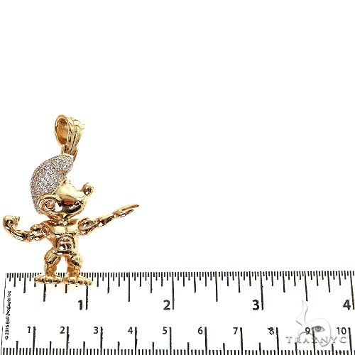 Custom Made Smurf Diamond Pendant 68781 - Image 5