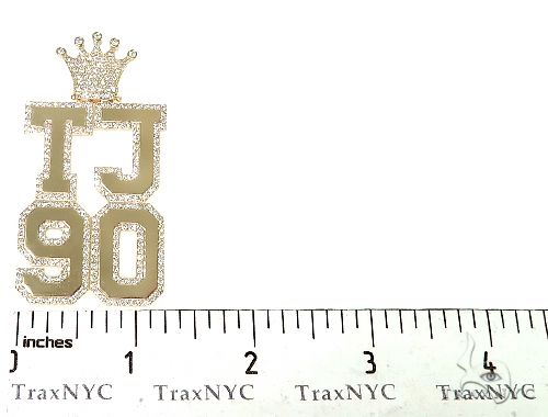 Custom Made TJ90 Diamond Crown Pendant 66311 - Image 5