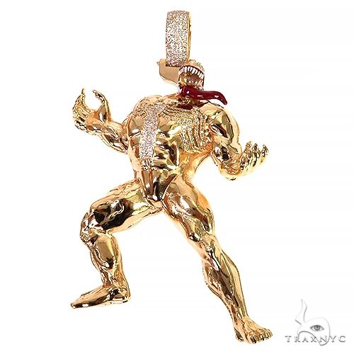 Custom Made Venom Diamond Pendant 68198 | TraxNYC